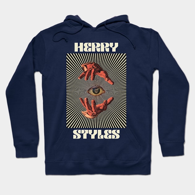 Hand Eyes Herry Styles Hoodie by Kiho Jise